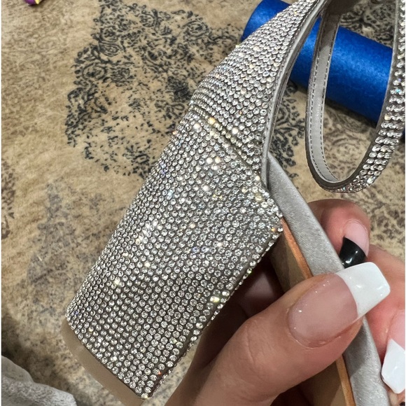Steve Madden brand new rhinestone 9.5 block heel - Picture 9 of 16